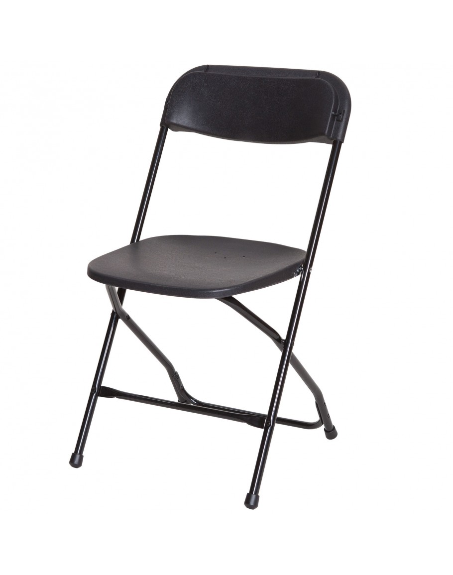 Black plastic folding chairs new arrivals